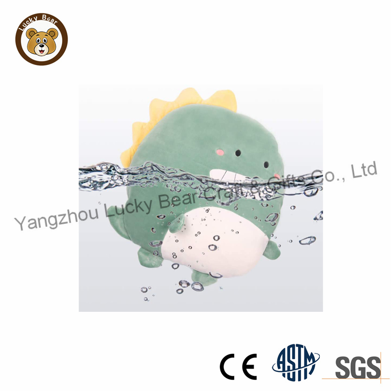 Personaliza gran tamaño dinosaurio verde suave juguete de peluche forma de animal almohada de peluche