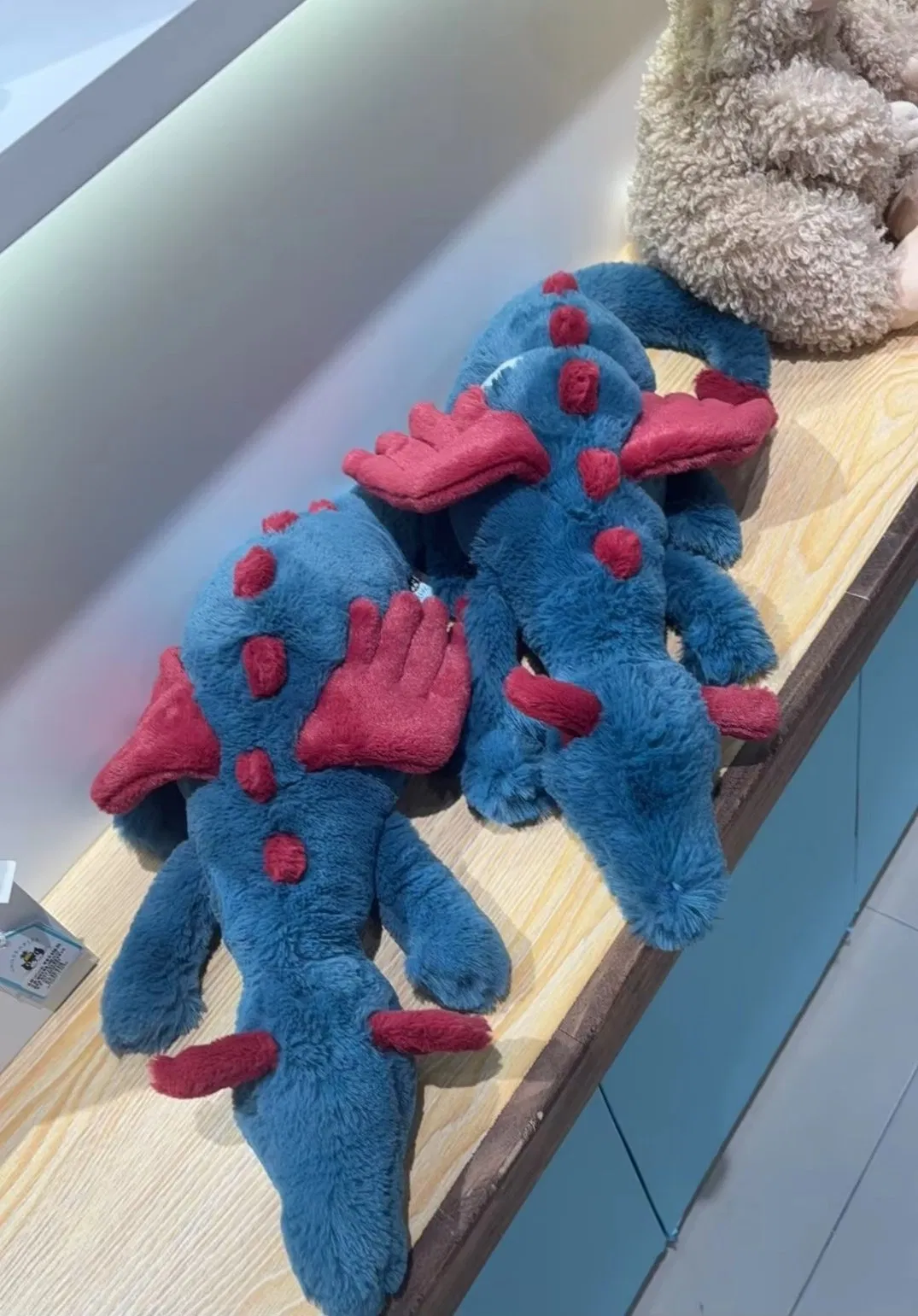 Juguete de felpa de algodón orgánico Jelly Cat Dragón del cielo y Dragón de nieve muñeco suave y esponjoso con relleno de PP almohada suave y pesada
