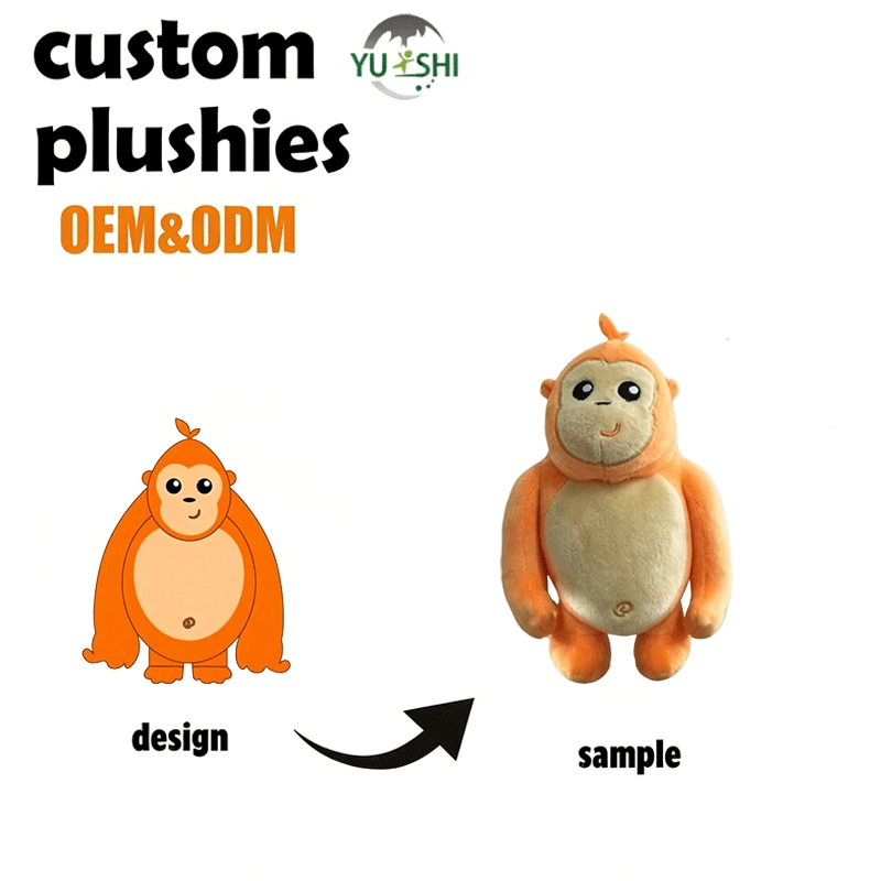 Animal de peluche personalizado de águila, juguete suave promocional con logo personalizado, regalo de uniforme de taekwondo y judo