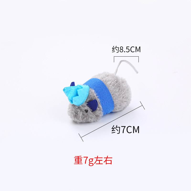 Juguete interactivo para gatos de peluche suave de fábrica con hierba gatera