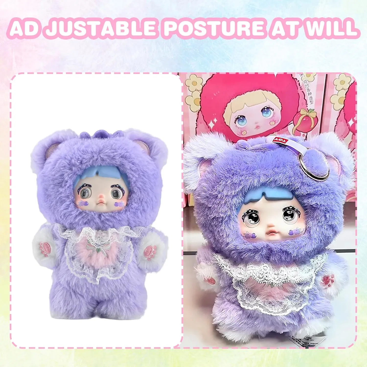 Caja de sorpresas de muñecos de frutas kawaii de peluche al por mayor, juguetes coleccionables de personajes de dibujos animados, suministro de fábrica al por mayor