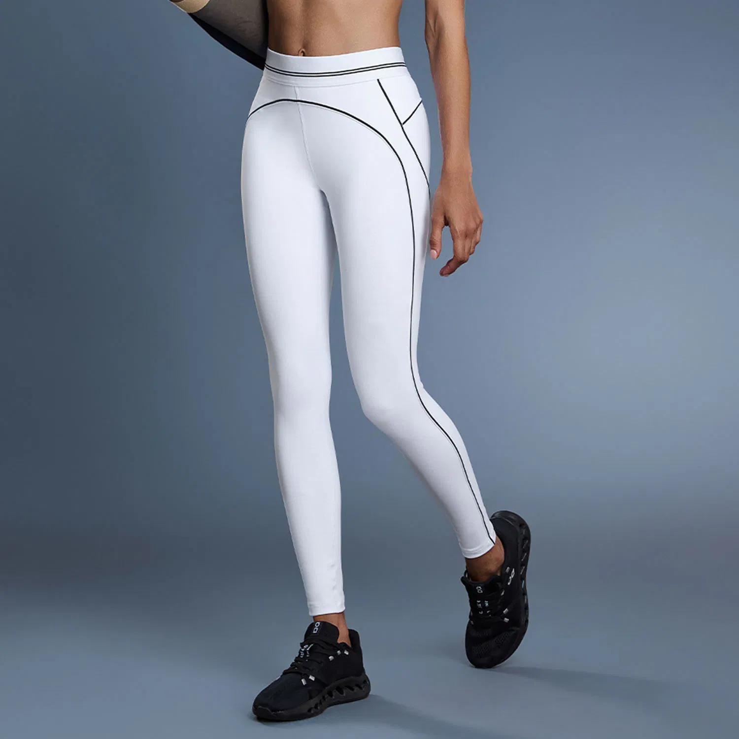 Qumor High Waist Naked Feeling Yoga Leggings for Women, Tummy Control Butt Lift Scrunch Peach Hip Body Sculpting Fitness Gym Workout Running Pilates Sports