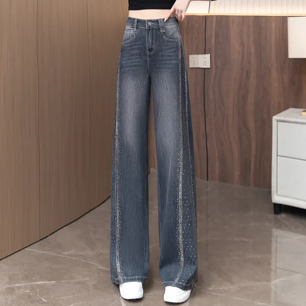 High Waist Denim Jeans View 2