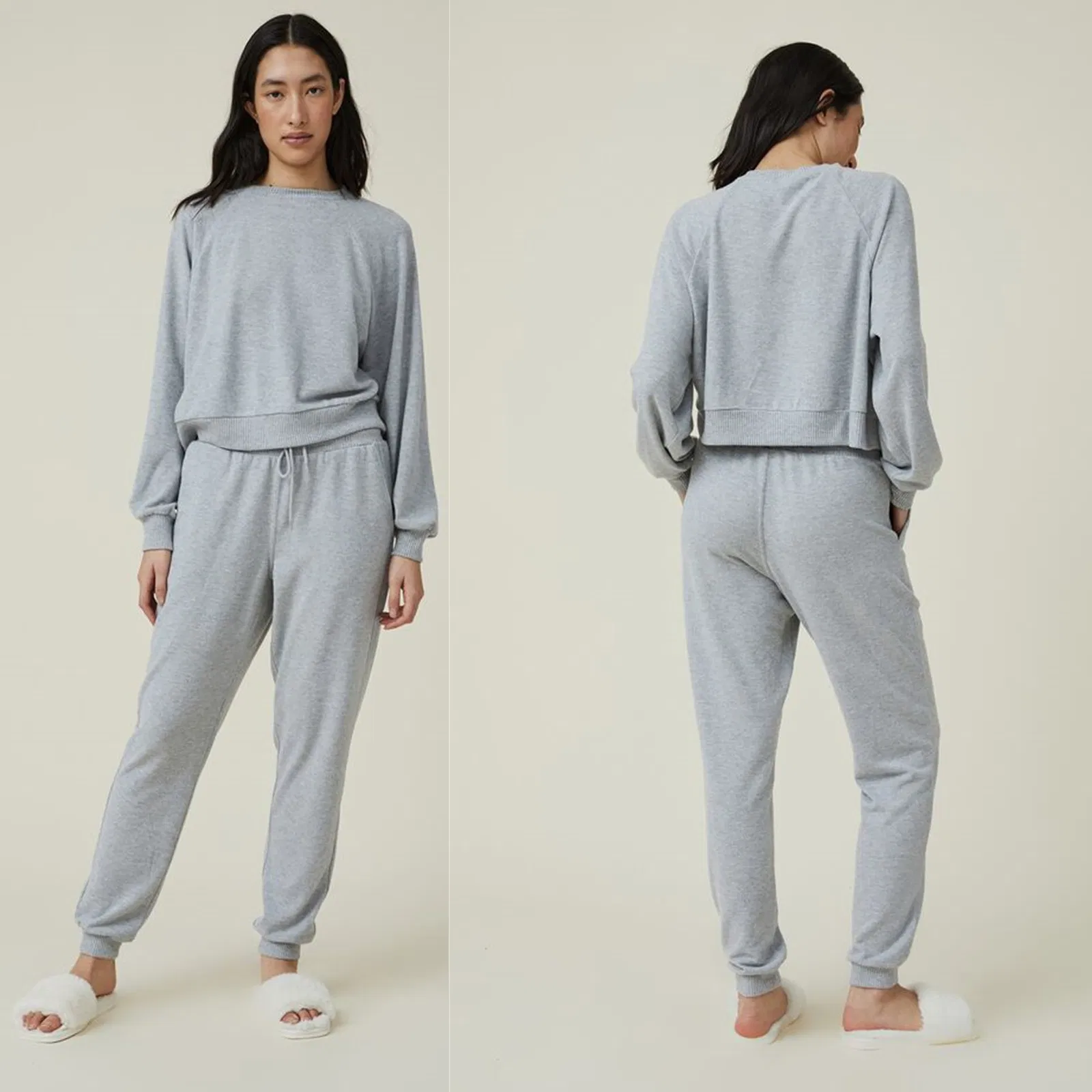 Wholesale China Customized High Quality Slim Cuffed Pant Relaxed Knitted Women Leisure Household Women Loungewear