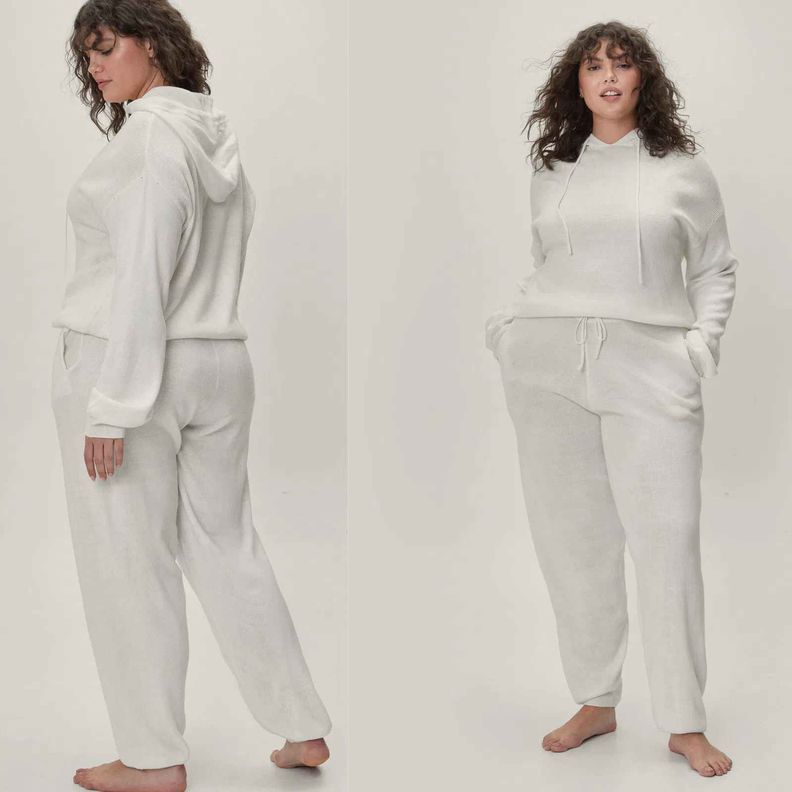 Factory China OEM Top Quality New Design Hot Selling Plus Size Relaxed Knitted Women Leisure Household Women Loungewear