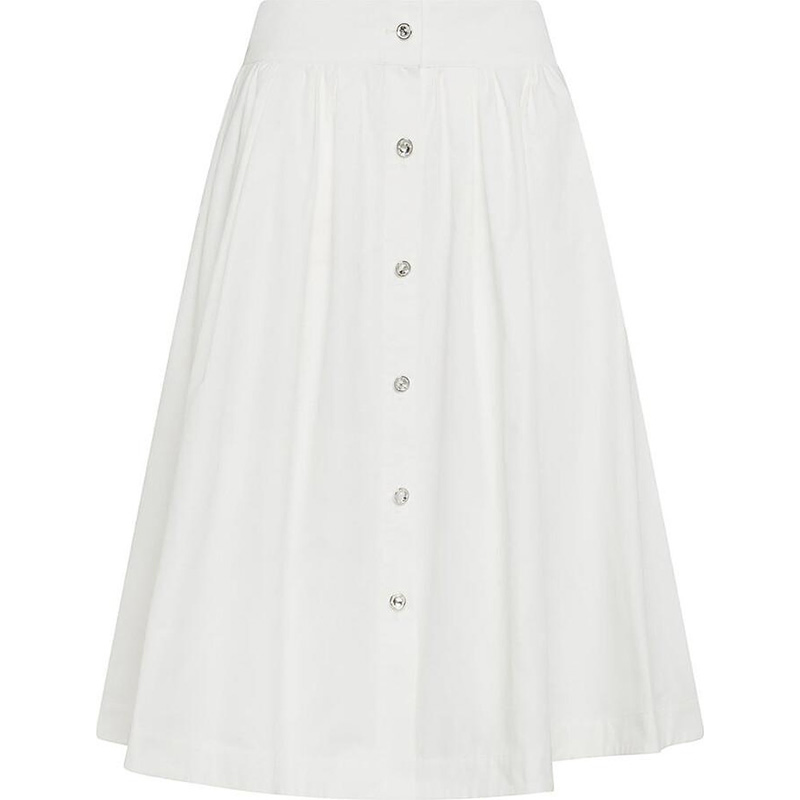 Customized Woman Fashionable Business Button Slim Fit Skirt