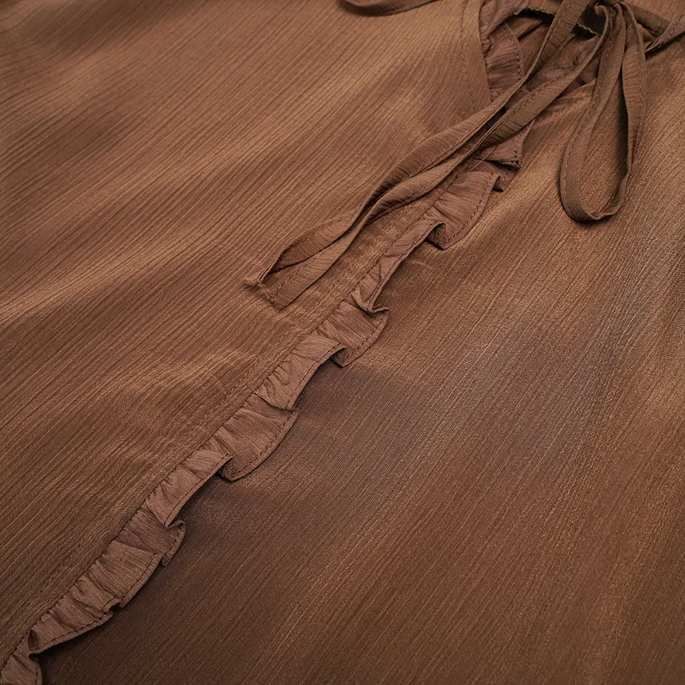 V-Neck Blouse Detail 4