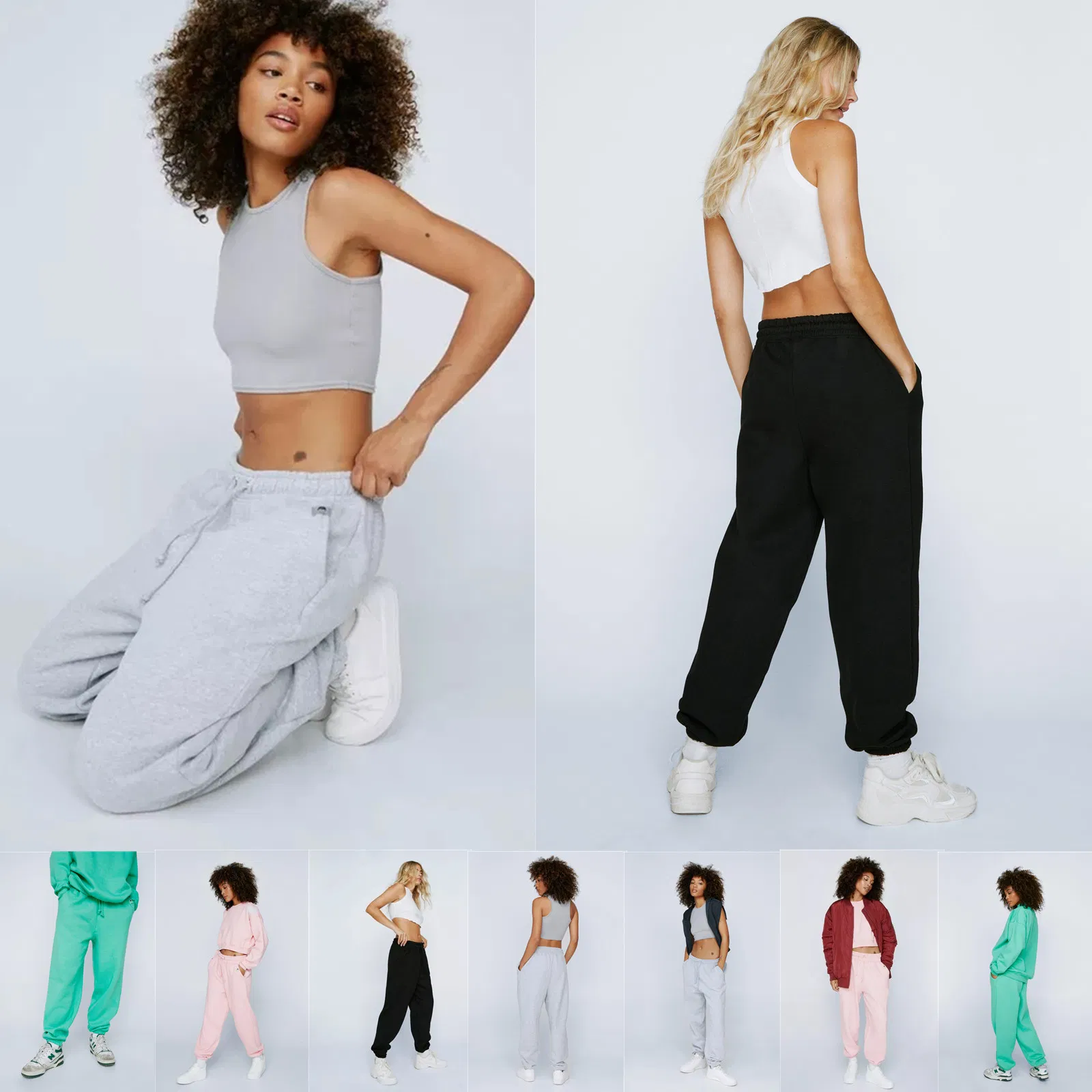 Manufacturer China Good Quality Competitive Price New Fashion Cuffed Joggers Relaxed Knitted Women Leisure Household Women Loungewear