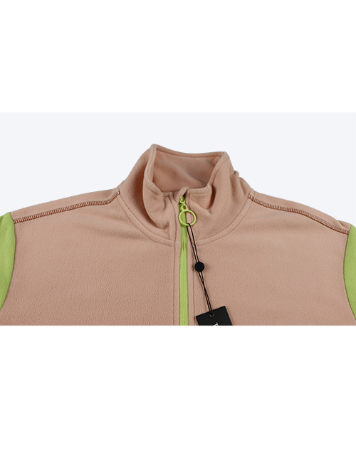 Women's 100% Recycled 1/4 Zip Fleece Jacket Outdoor Leisure Breathable Jacket