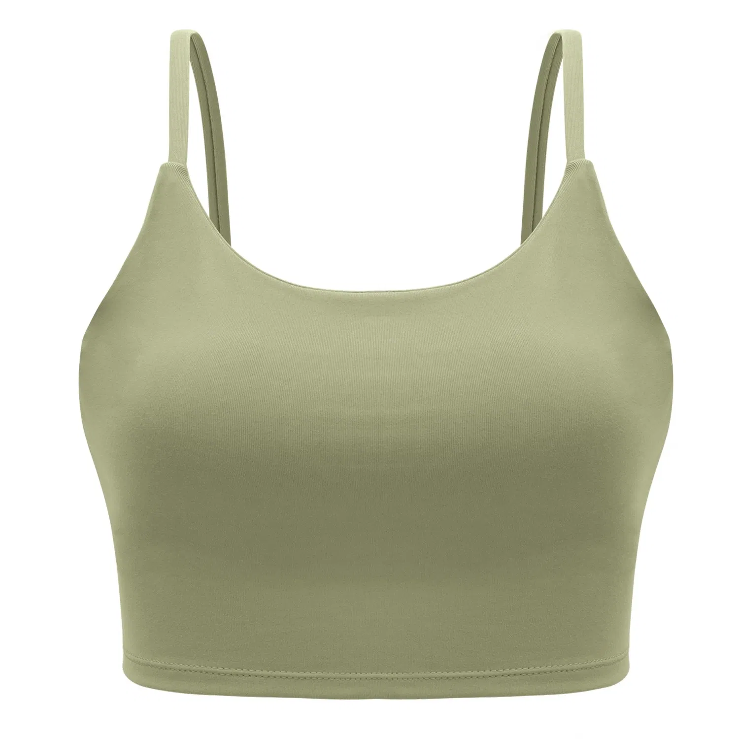 Cropped Tank Tops Ribbed Long Yoga Bra Tops Women Workout Activewear