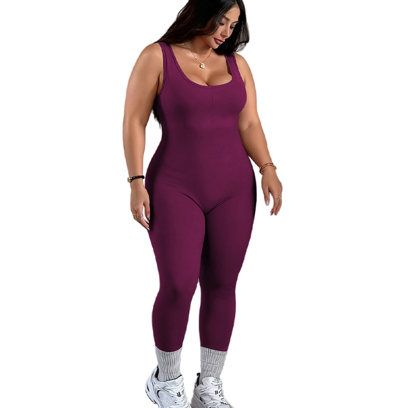 Custom Logo Women Yoga Gym Fitness Push up Sportswear Jumpsuits