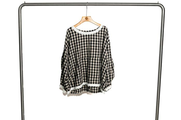 Women's Blouse Girl's Garments Clothings Apparel Summer Clear Material Lady Blouse