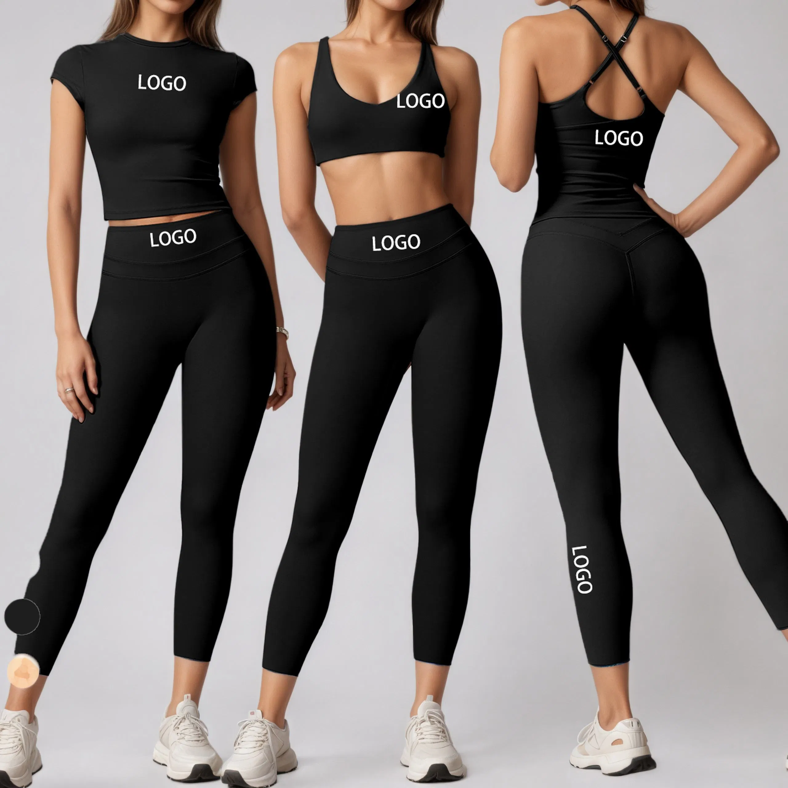 Women's Workout Yoga Sets Gym Wear Fitness Sets Activewear for Womens