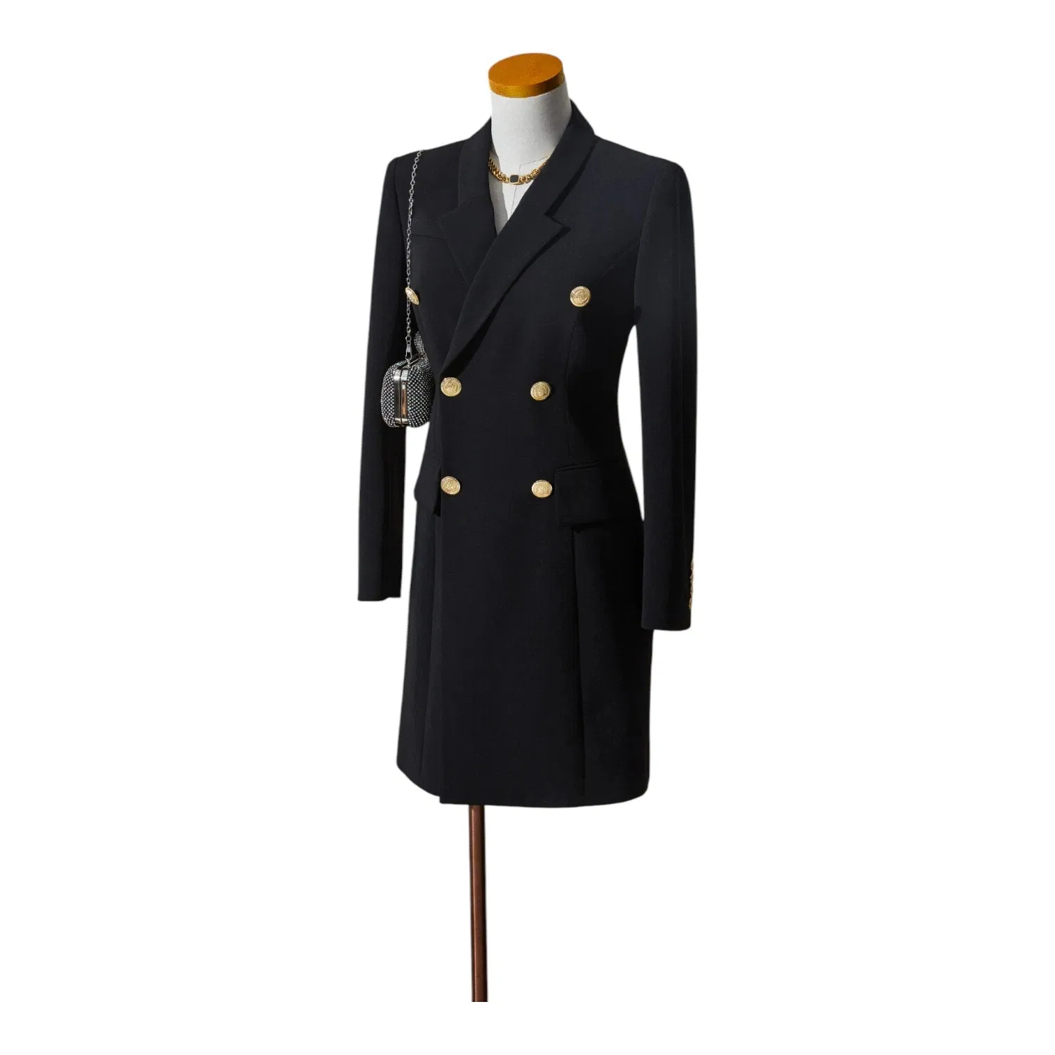 Artisan Crafted Wool with Premium Fabric for Business and Formal Wear Handmade Women Overcoat
