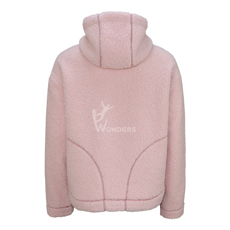 Women's Fashion Hoodied Teddy Fleece Jacket