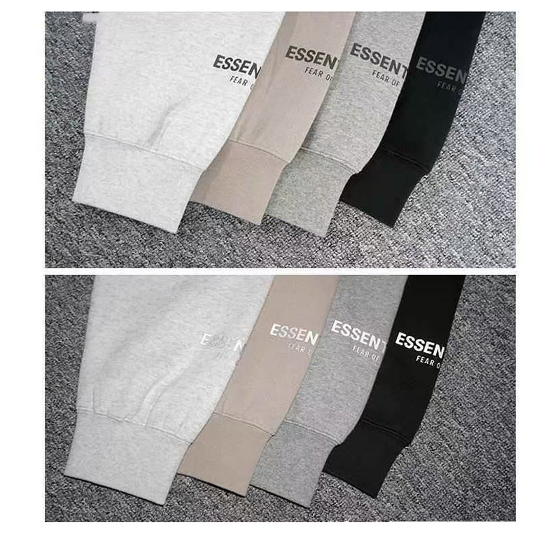 Pure Cotton Essentials Style Hoodie Casual Streetwear for Men and Women