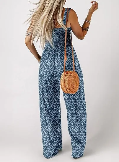 Floral Print Jumpsuit