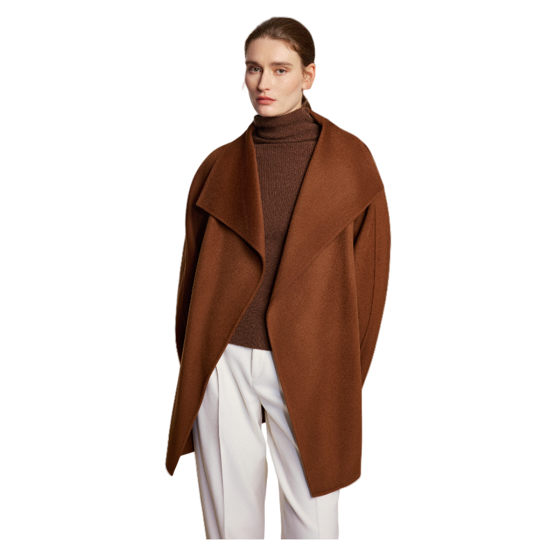 Stylish Oversized Relaxed Fit Women Coat Custom Factory for Urban Street Style