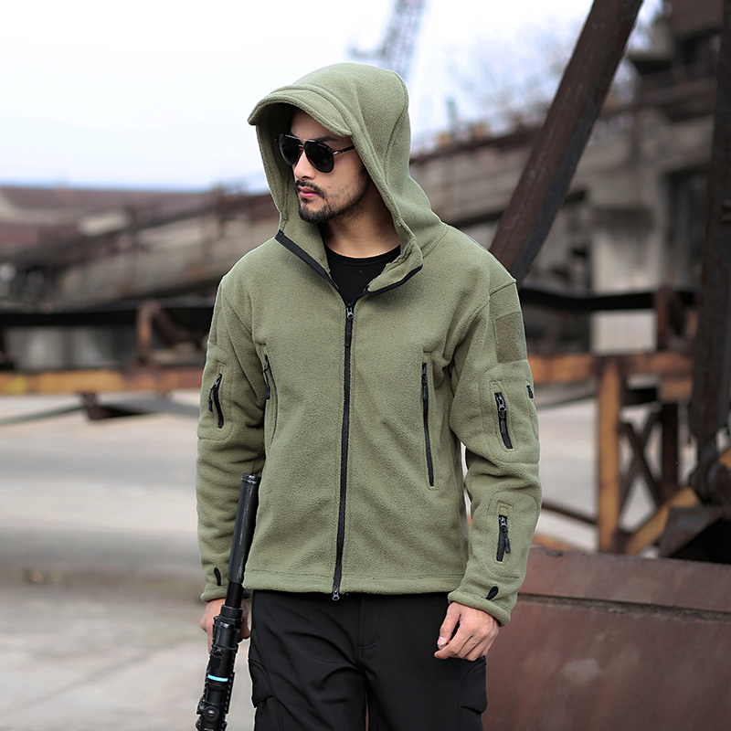 Customized Tactical Double-Sided Thick Warm Wool Jacket Men's and Women's Winter Sweaters
