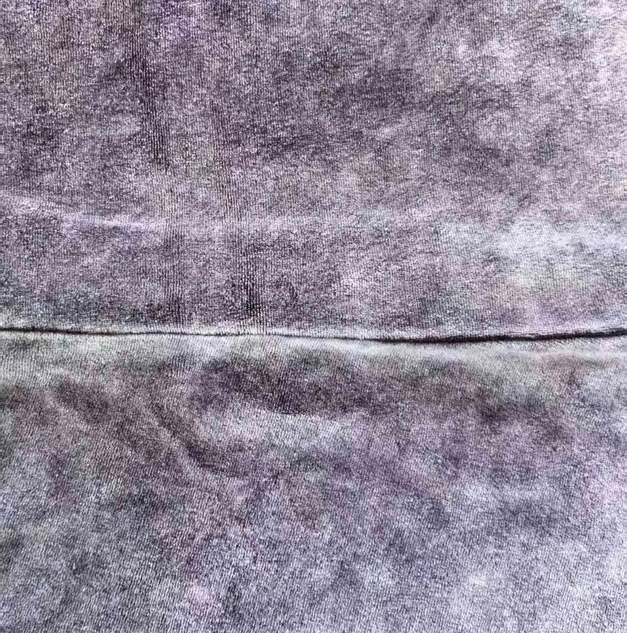 Luxurious Velvet Acid Wash Hoodie for Women - Trendy Style