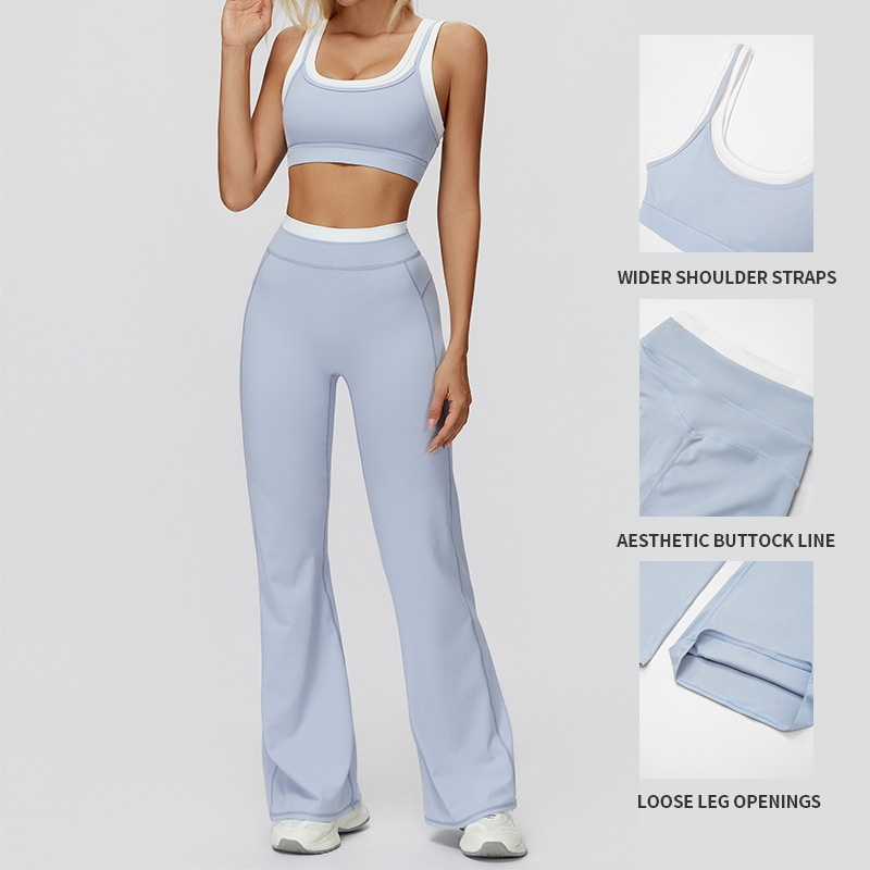 New Women's 2 Piece Workout Outfit, Shorts Sports Bra, Seamless Yoga Gym Activewear for Running, Fitness