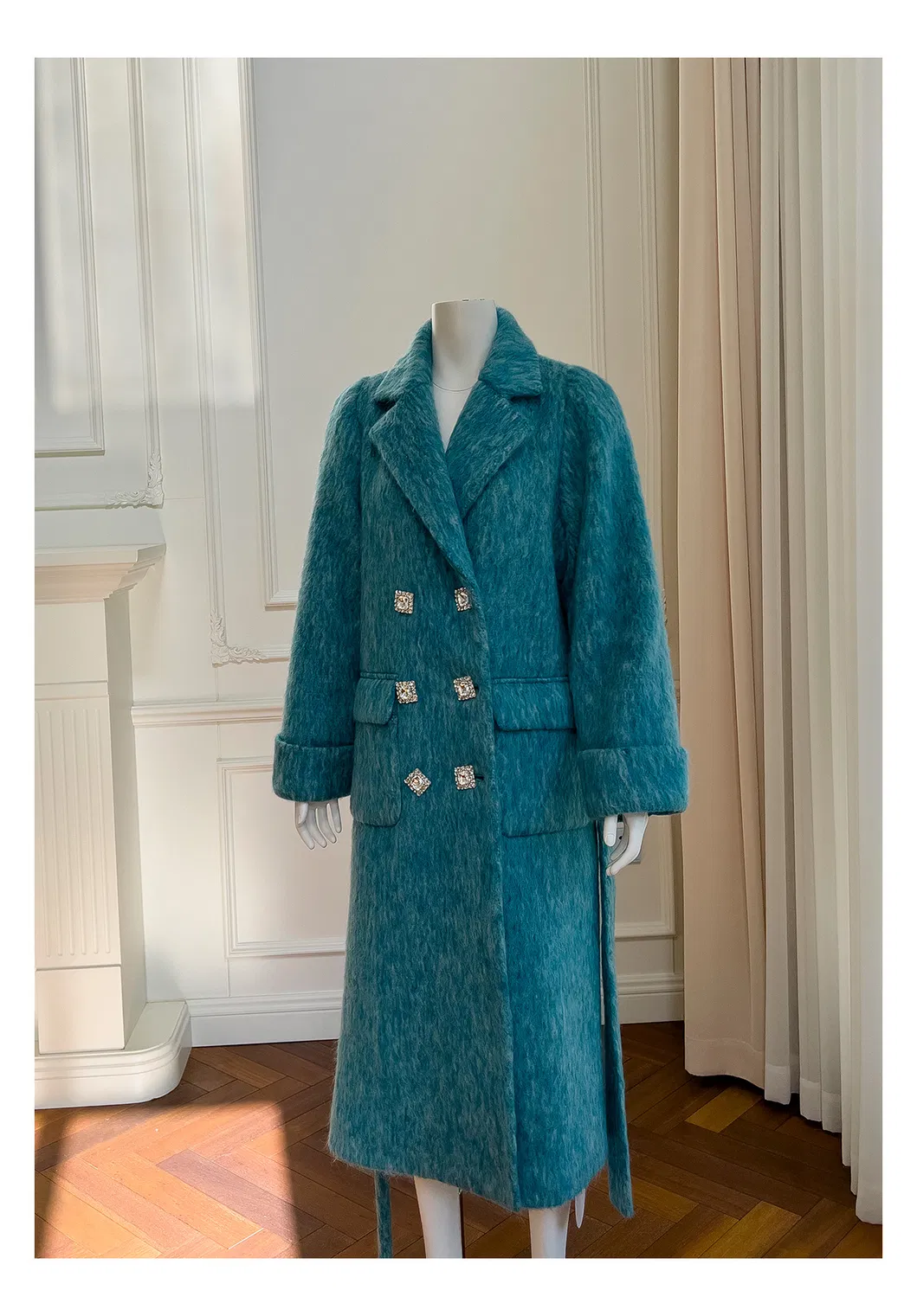 Blue Wool Coat 9