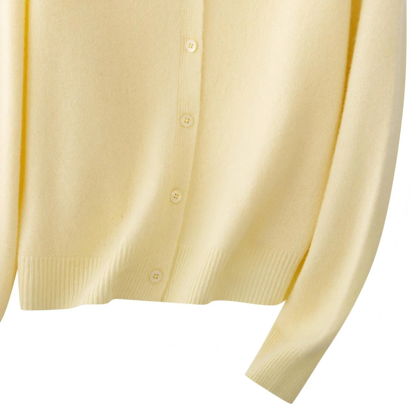 Women's OEM Crew Neck Button-up Winter Coat Sweater