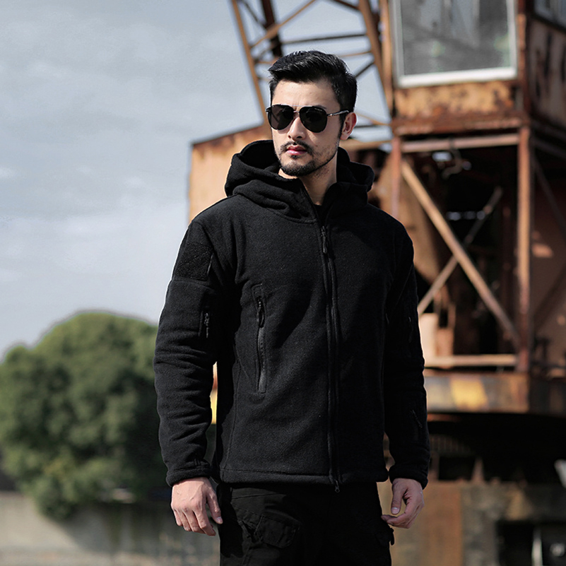 Customized Tactical Double-Sided Thick Warm Wool Jacket Men's and Women's Winter Sweaters