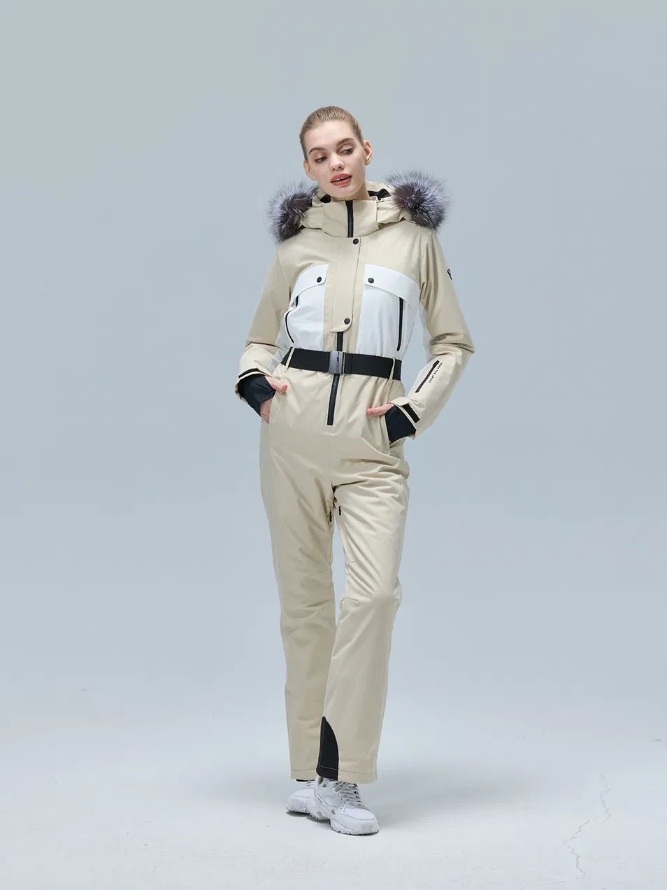 Women Ski Jumpsuit Back View