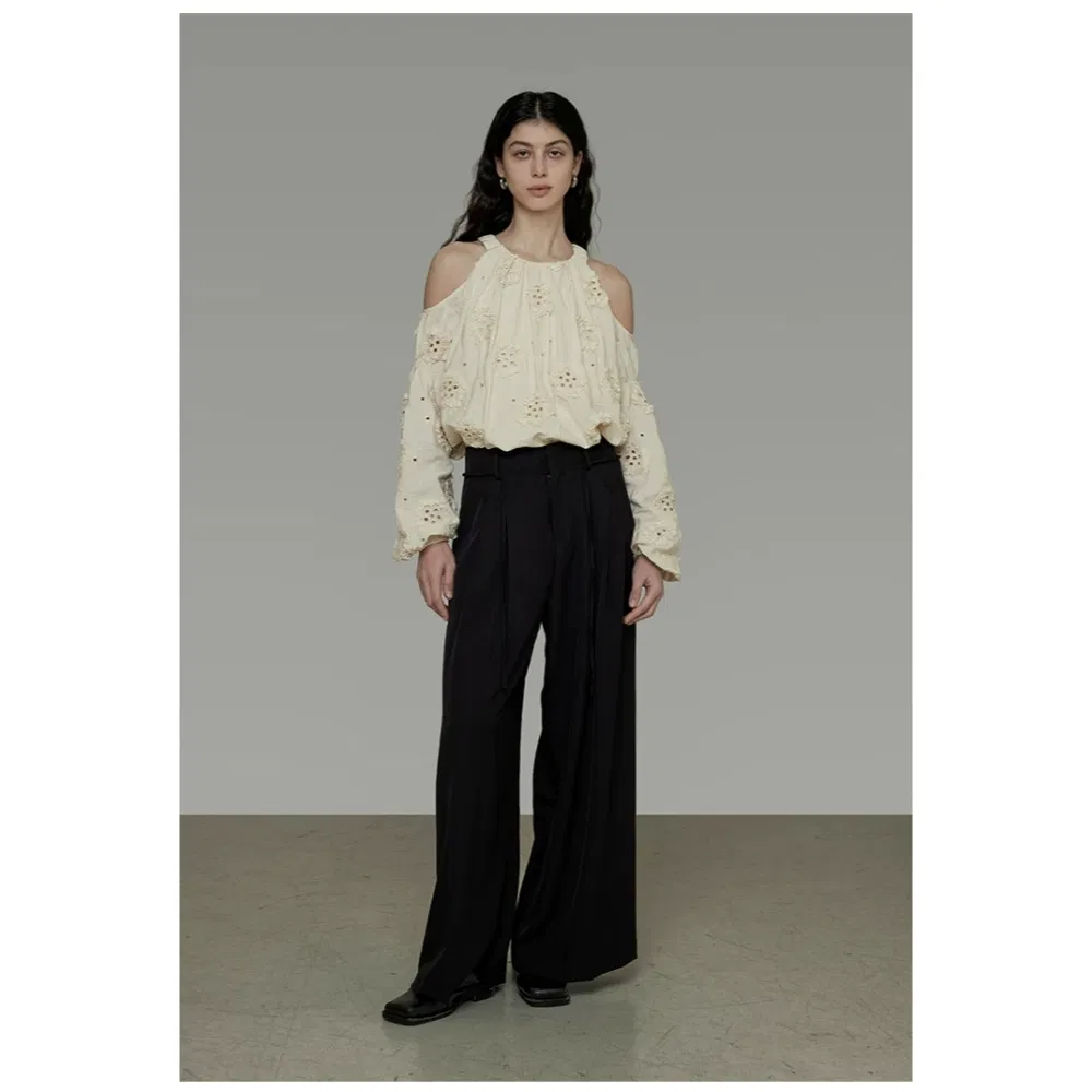 Cold Shoulder Blouse Front View