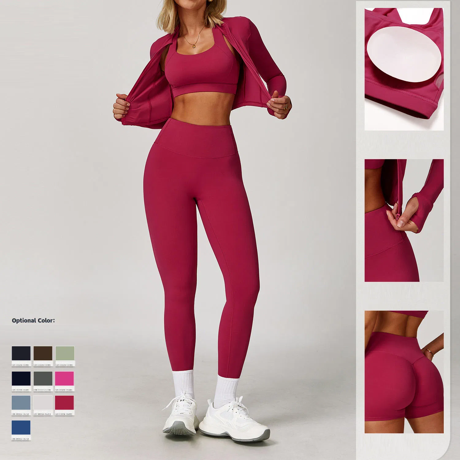 Custom Yoga Sportswear Women Gym Wear Training Running Activewear Yoga Set