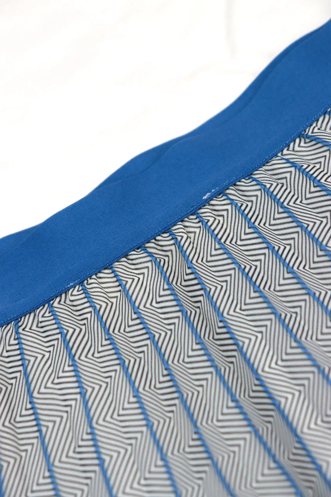 Wholesale Rtw Design Chiffon Fabric Elastic Waistband Long Pleat Skirt for Woman Summer Wear with Customized Print