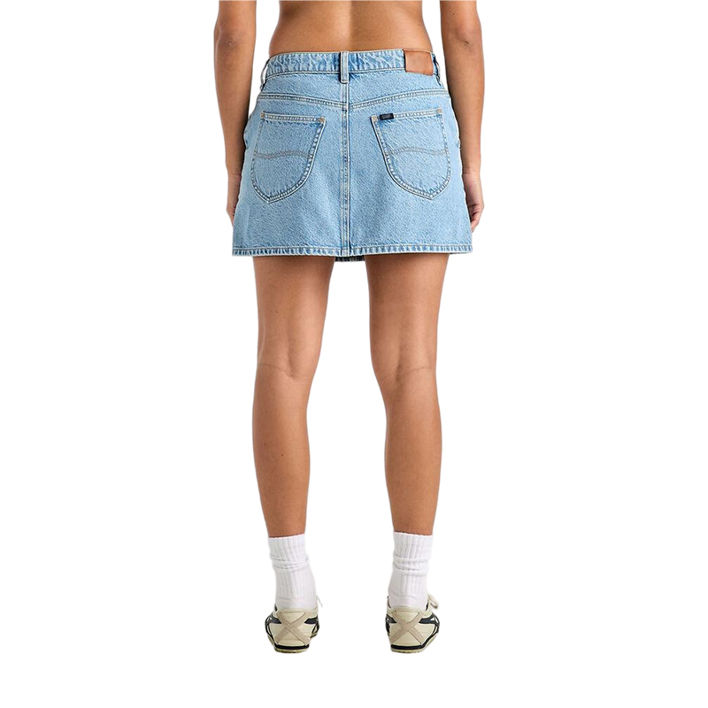 sexy mini skirt Wholesale Custom(OEM)Women 2025 Autumn High-Waisted Straight-Leg Washed Pocketed Vintage Denim MIDI Skirt women's skirt sexy short skirt simple