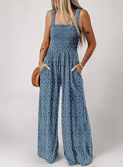 Floral Print Jumpsuit
