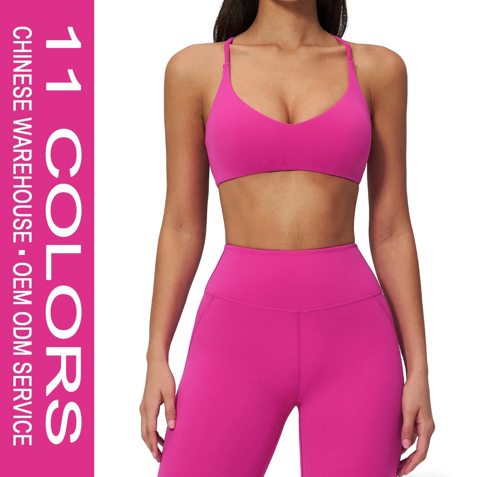 Quick Dry Cross Back Yoga Bra High Support Sports Bra Fitness Wear for Women Casual Running Buy Cheap Online