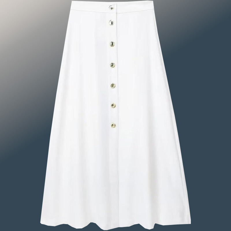 Customized Woman Fashionable Business Button Slim Fit Skirt