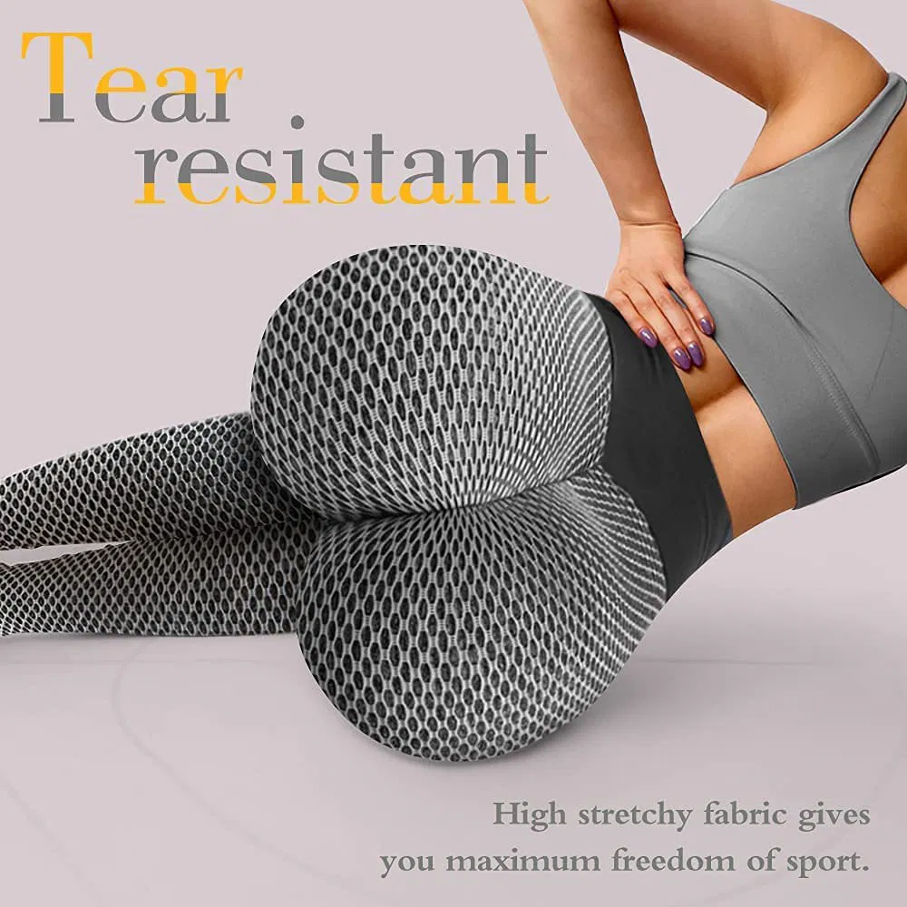 High Waist Butt Lifting Tummy Control Workout Women Yoga Pants for Gym Sports