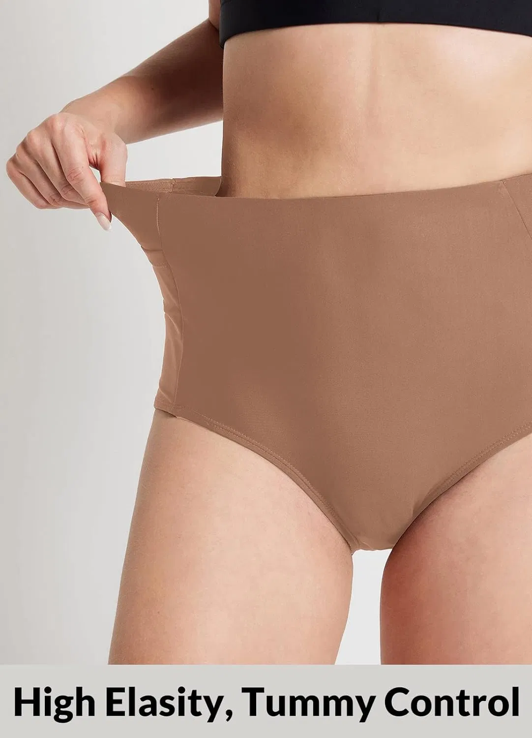 Women's Modest Bikini Bottom High Waisted Swim Bottoms Full Coverage Bathing Suit Bottom