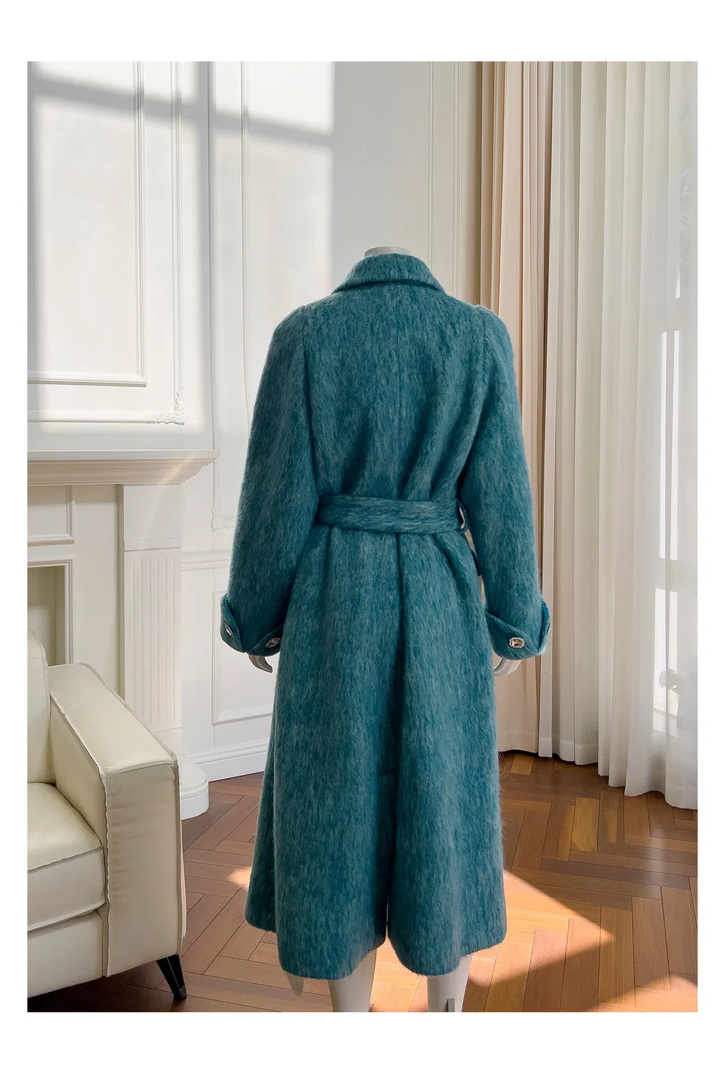 Blue Wool Coat 7