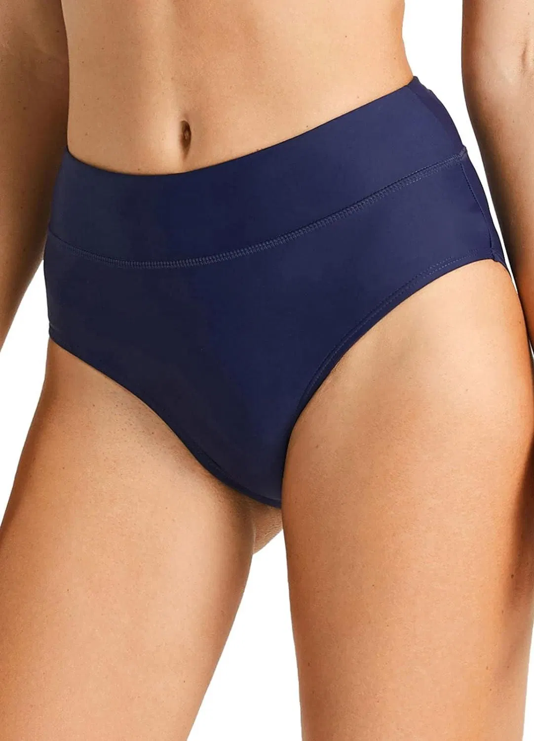 Women's Modest Bikini Bottom High Waisted Swim Bottoms Full Coverage Bathing Suit Bottom