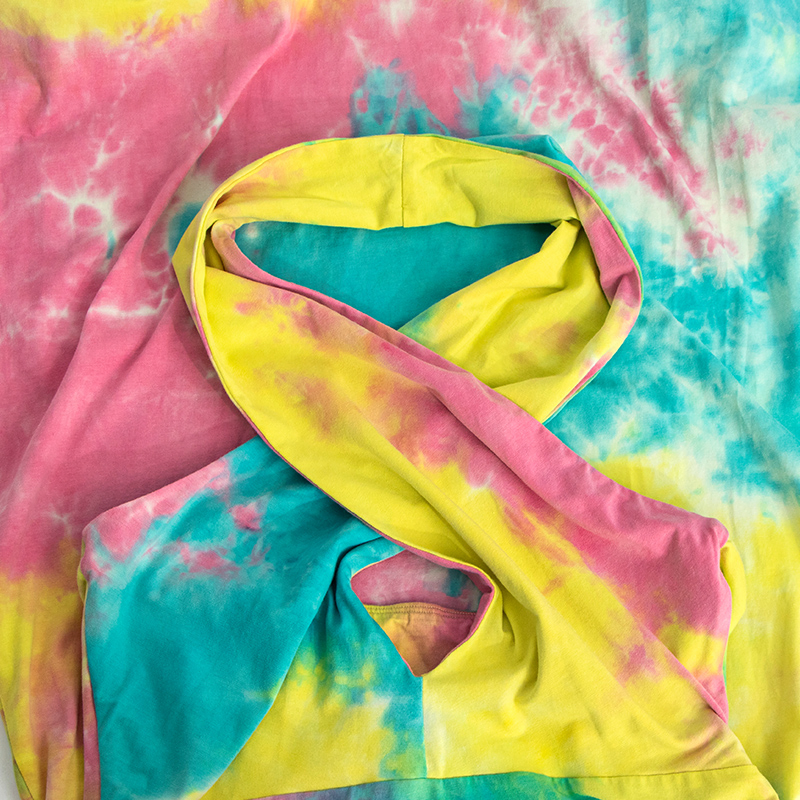 Tie-Dye Eco Friendly Sleeveless Women MIDI Dresses Bamboo Fiber Summer Halter Neck Ladies Casual Dress