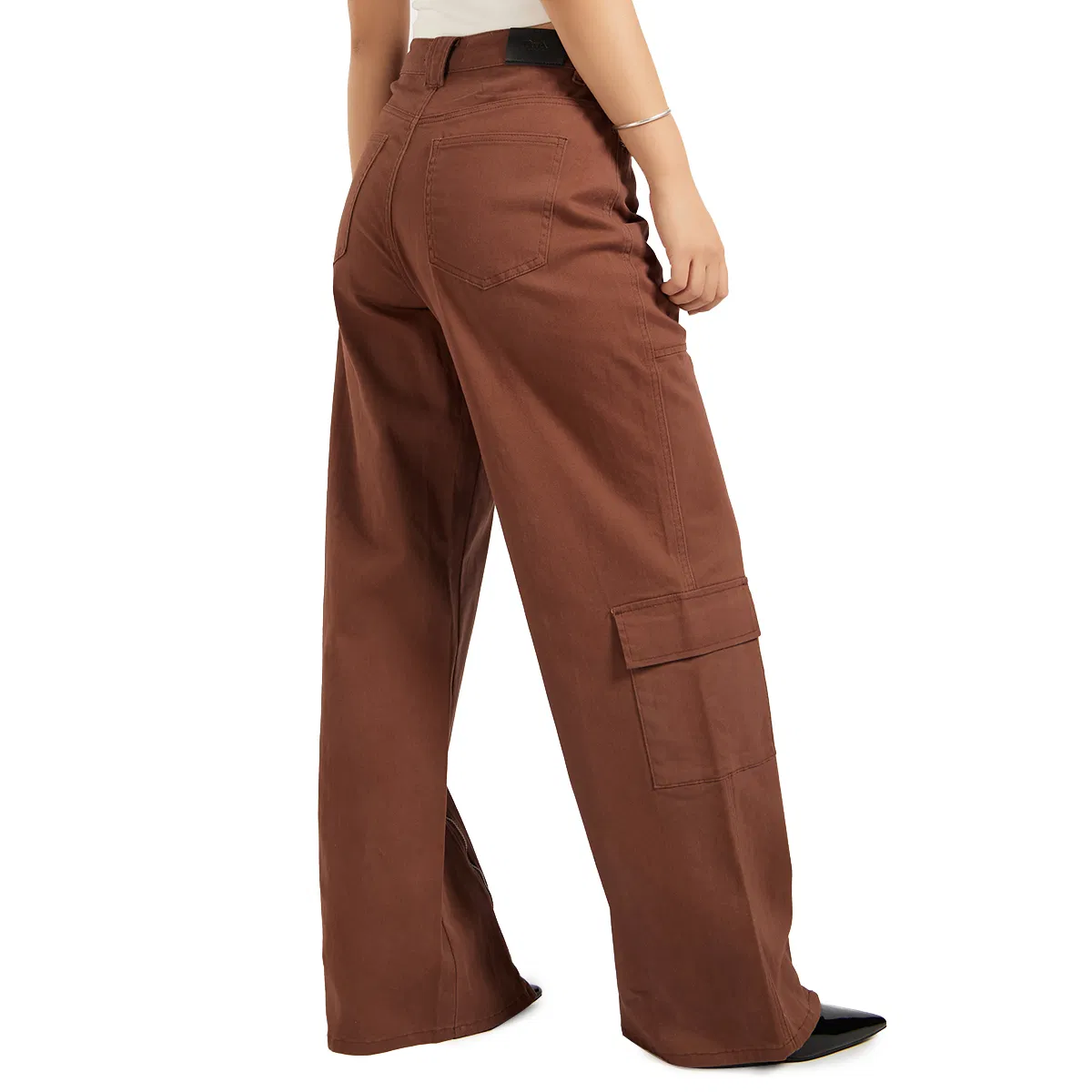 Custom OEM Wide Leg Denim Pants for Women Fashion Loose Jeans Trousers