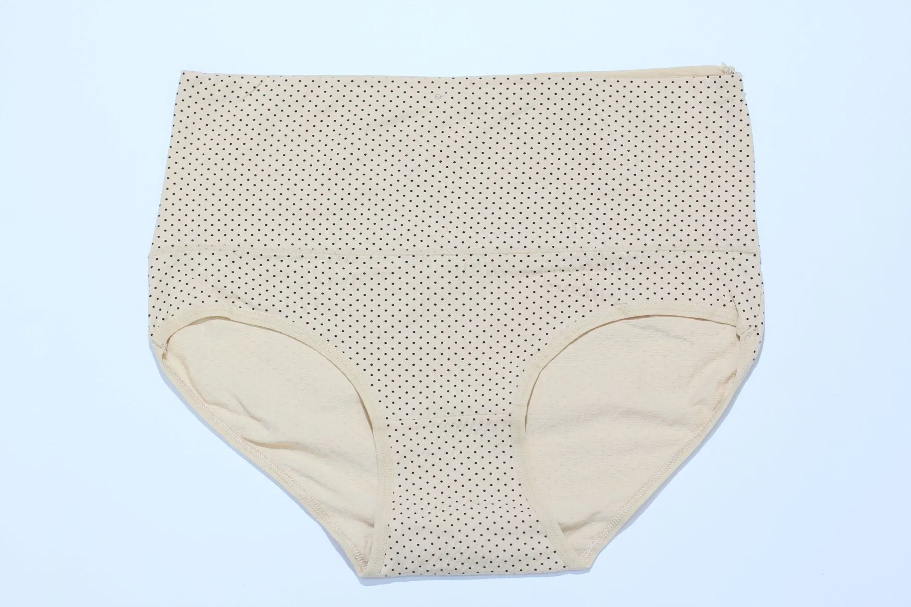 Women's Polka DOT High Waisted Underwear, Pure Cotton Mommy Pants