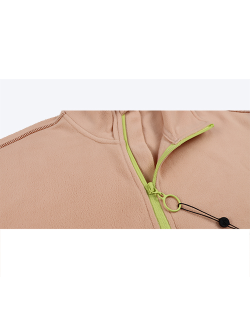 Women's 100% Recycled 1/4 Zip Fleece Jacket Outdoor Leisure Breathable Jacket