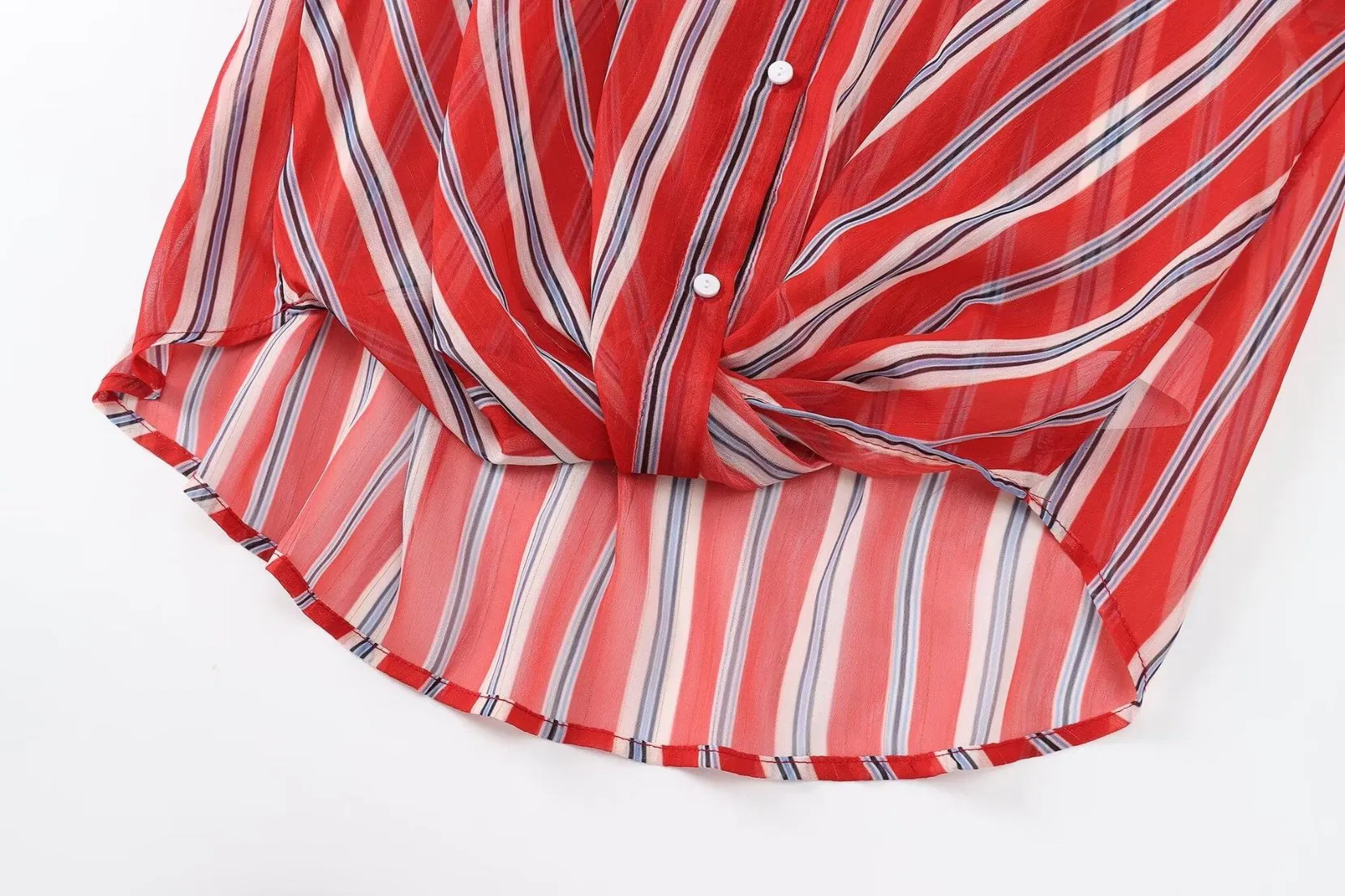 Stylish Customized Striped Blouses Unique Striped Blouses Tailored for Trendy Women’ S Fashion