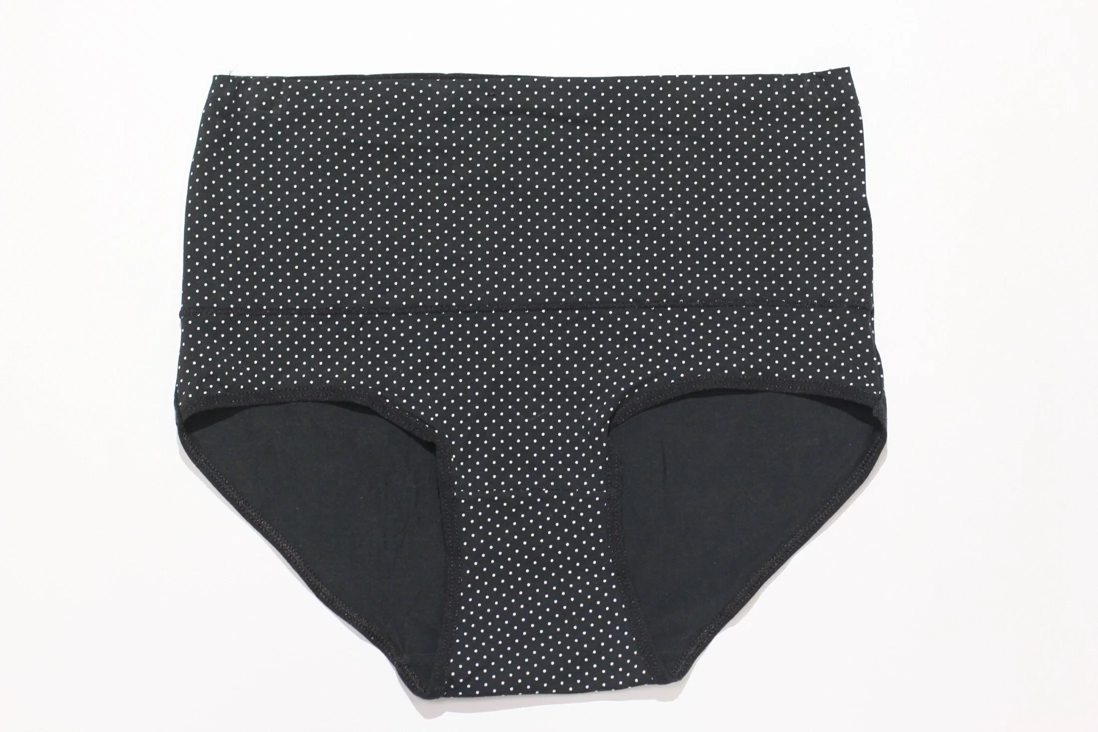 Women's Polka DOT High Waisted Underwear, Pure Cotton Mommy Pants