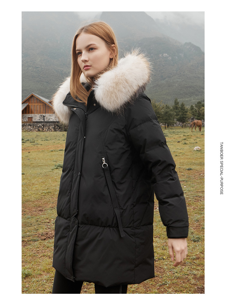 Waterproof Insulated Winter Down Jacket, Long Coat Women for Winter