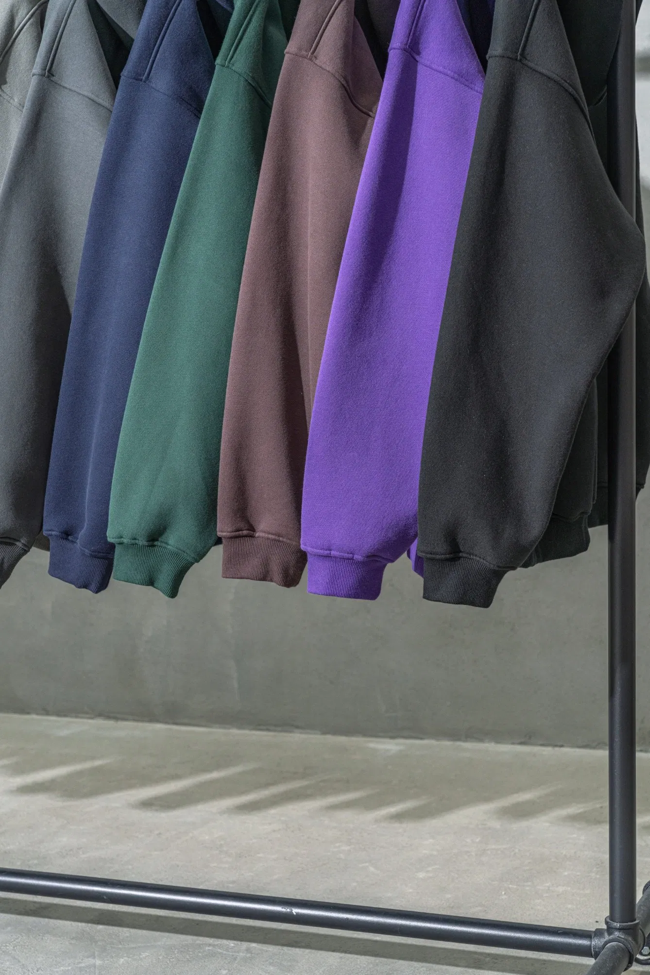 S-3XL 24 Colors Thickened Polar Fleece 345g Good Quality Women Men Can Custom Logo Printing Embroidery Pullover No Drawstring Hoodie