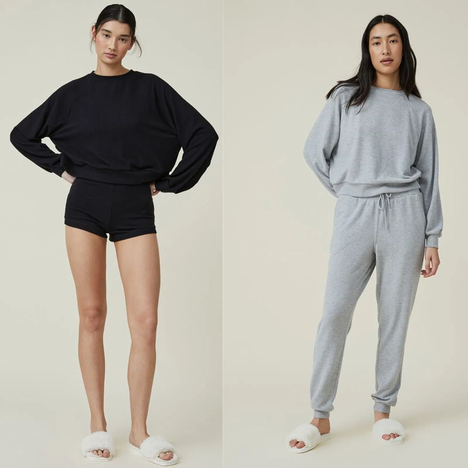 Wholesale China Customized High Quality Long Sleeve Top Relaxed Knitted Women Leisure Household Women Loungewear