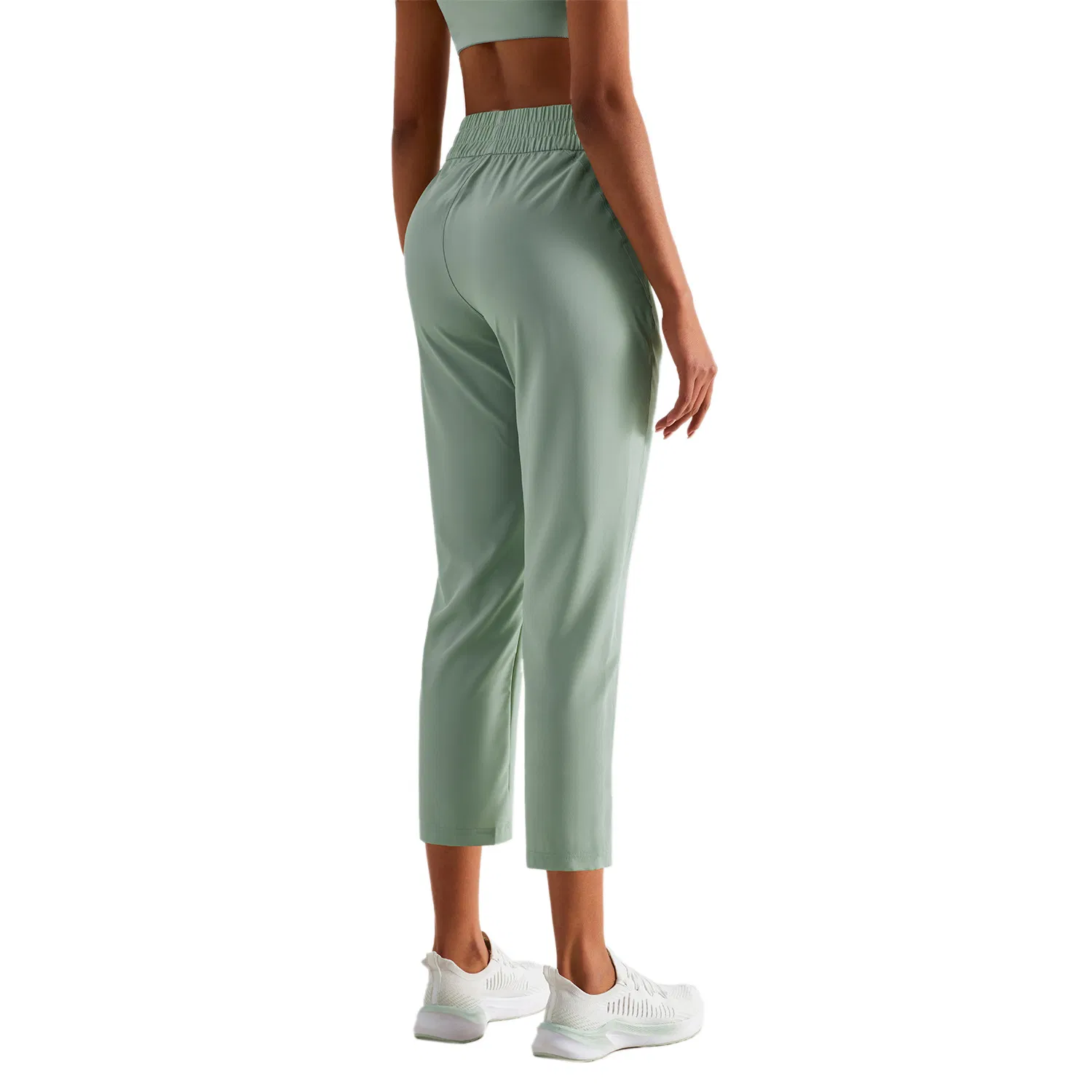 Woman High Waist Leggings Seamless Joggers Jogger with Pocket Yoga Pants